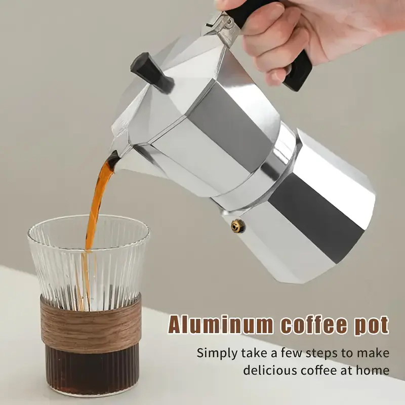 Coffee Equipment Wdt - Classic Aluminum Moka Pot 50-300ML Household