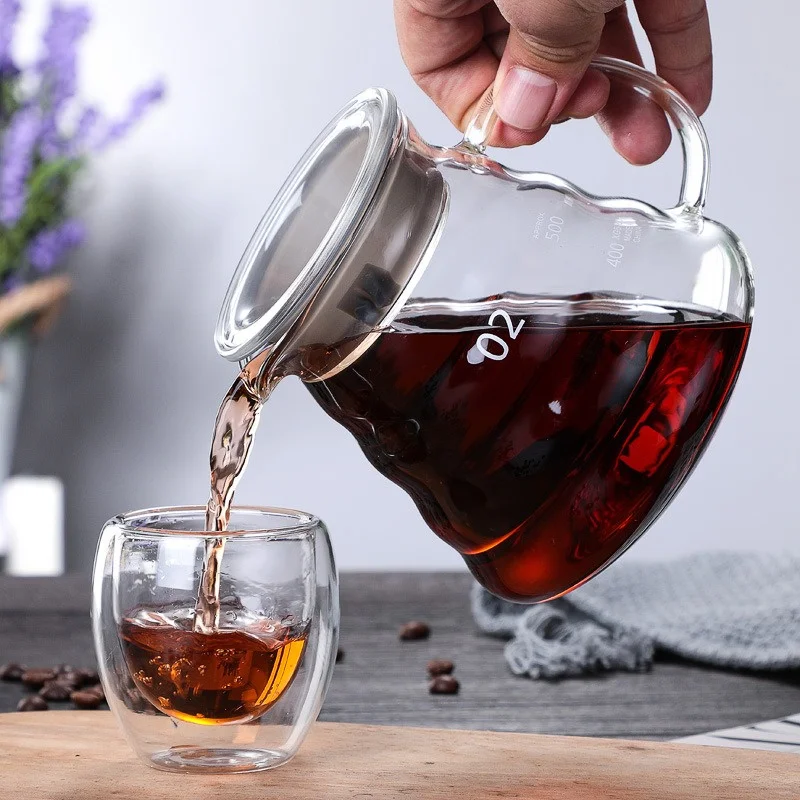 Coffee Equipment Wdt - 350/600/800ml Hand Brew Coffee Carafe Clouds
