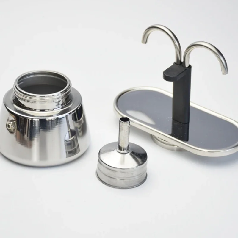200ML Mini Moka Pot Double Tub - Coffee Equipment Wdt ulasan dan harga