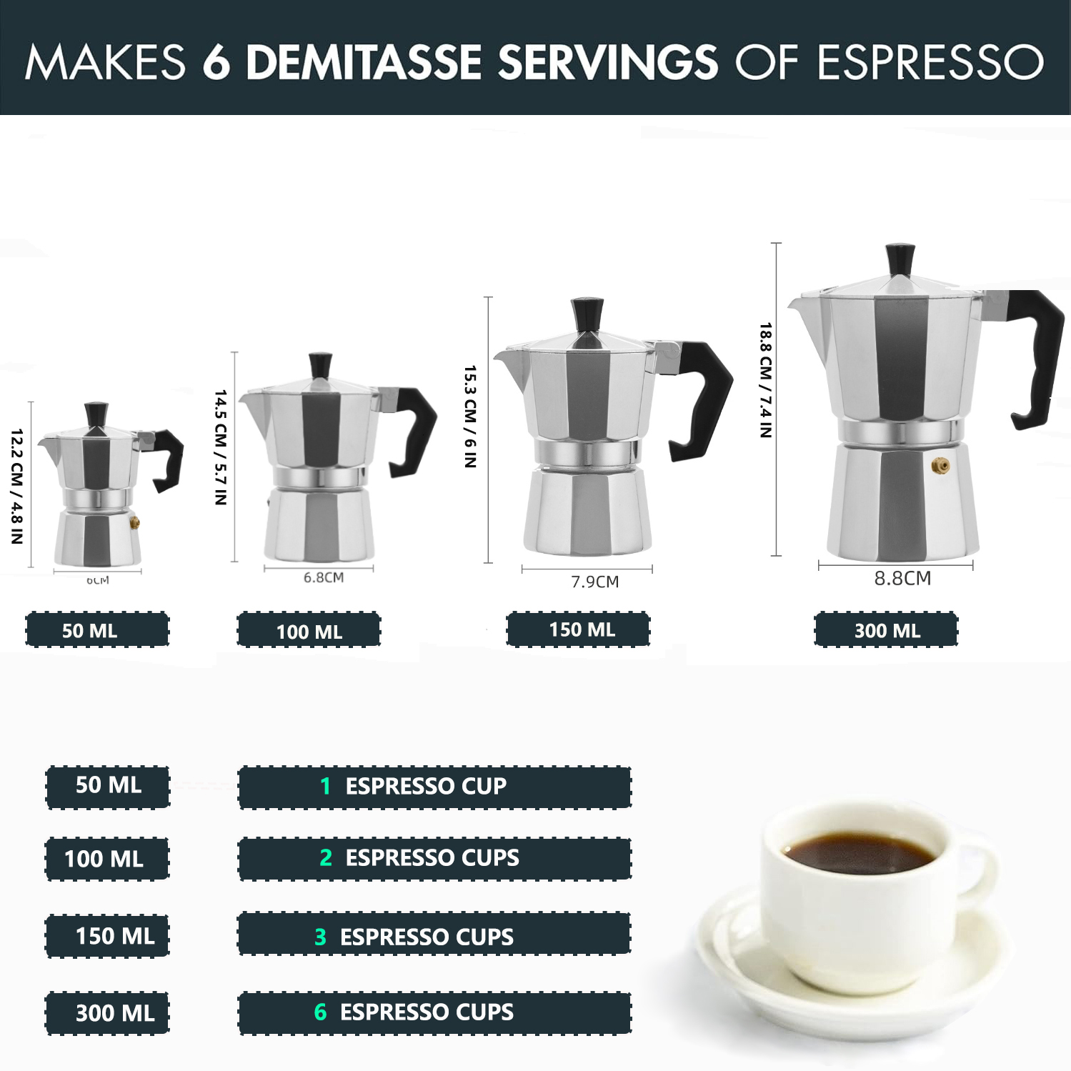 Classic Aluminum Moka Pot 50-3 - Coffee Equipment Wdt ulasan dan harga