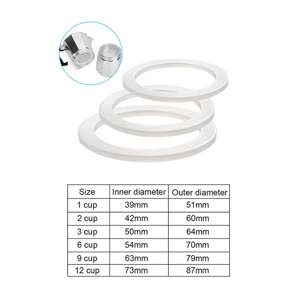 1pc Coffee Rubber Ring Bialett - Coffee Equipment Wdt ulasan dan harga