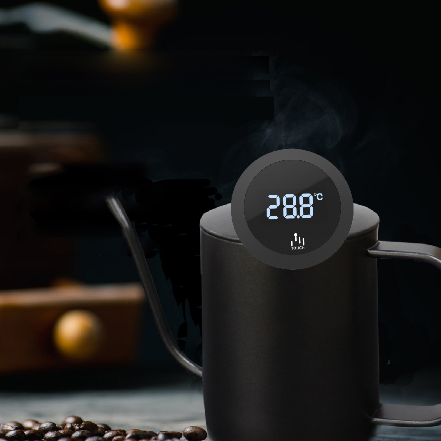 0 to100℃ Touch screen Dial The - Milk Steaming Pitcher ulasan dan harga
